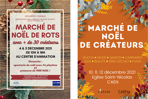 Marchés de créateurs, décembre 2021